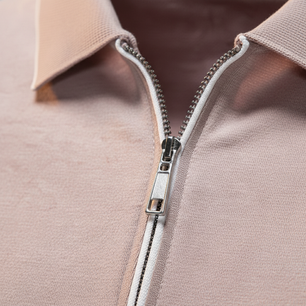 Ashton Zip Polo - Men's Stretch Zip Neck Polo Shirt