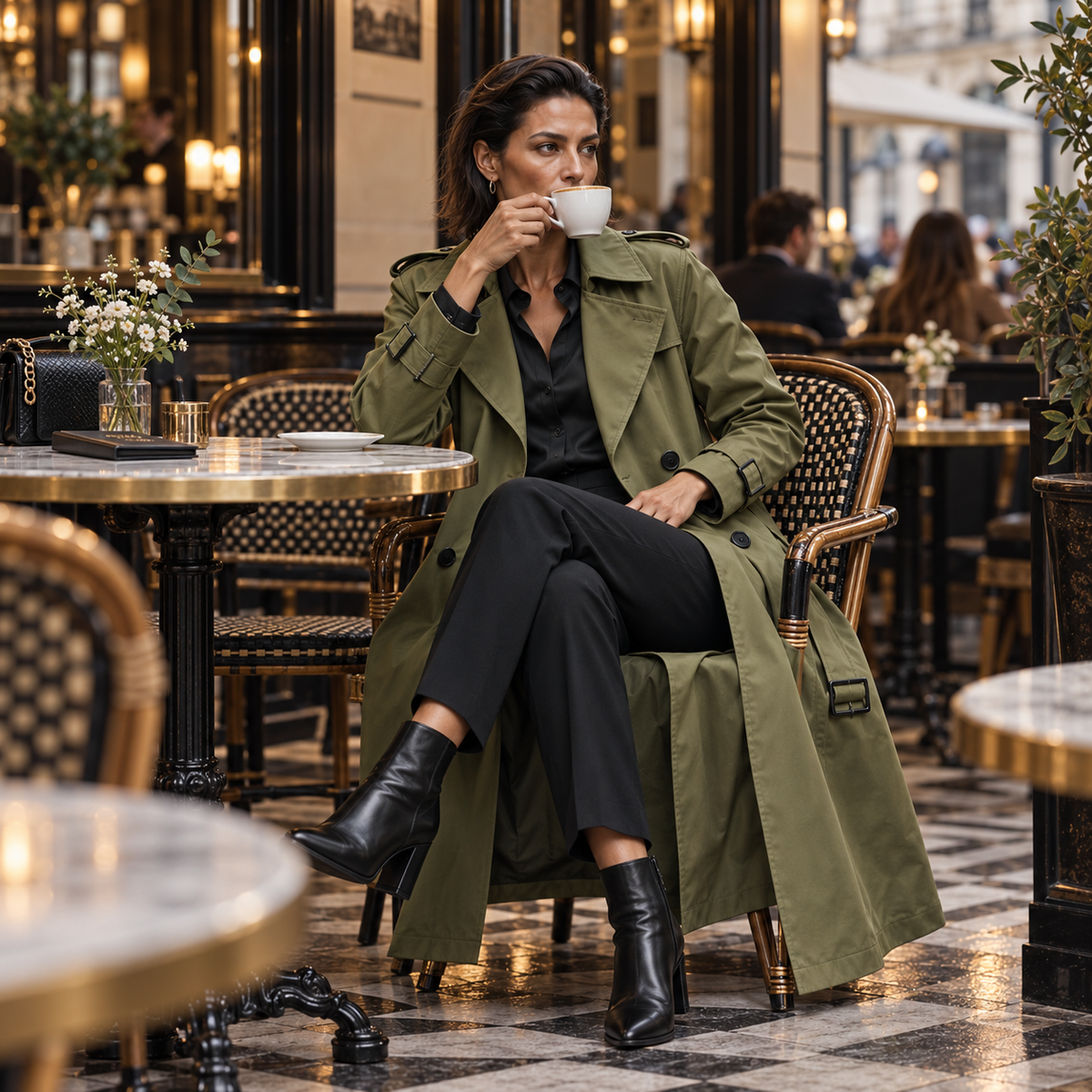 Mayfield Long Trench Coat - Women's Double-Breasted Coat
