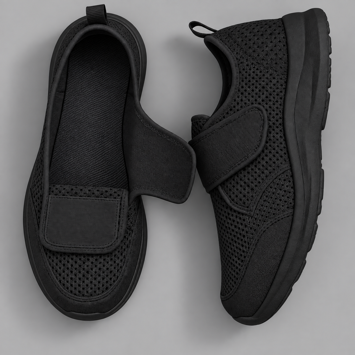 Extra Wide Walking Shoes - Women's Velcro Comfort Shoes