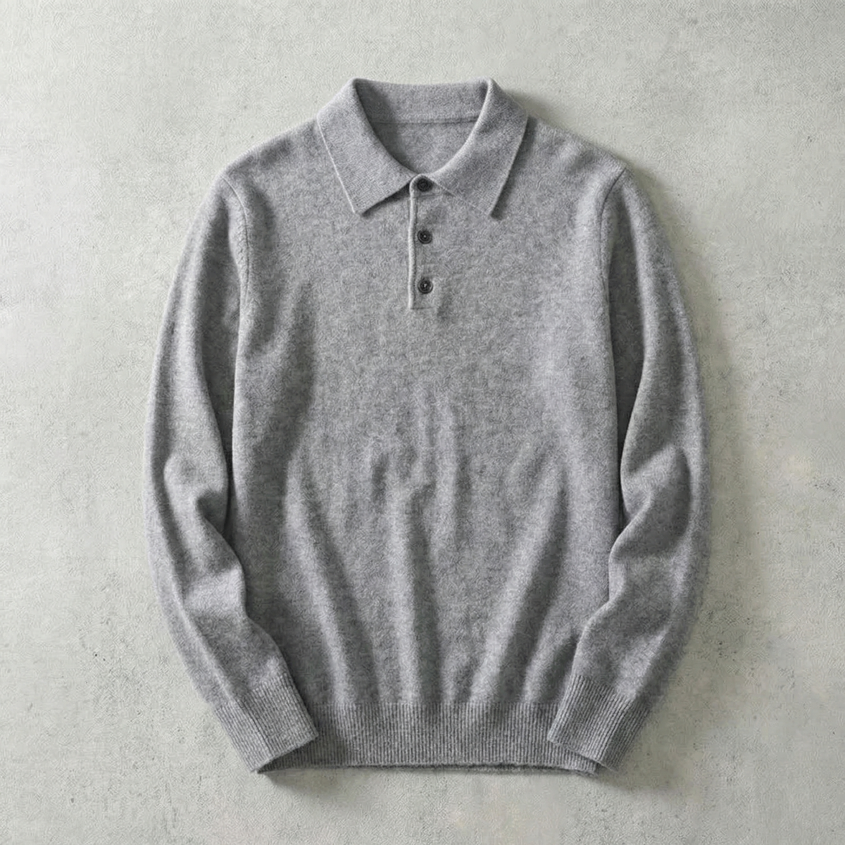 Florence Knit Pullover Sweater - Men's Lapel Jumper