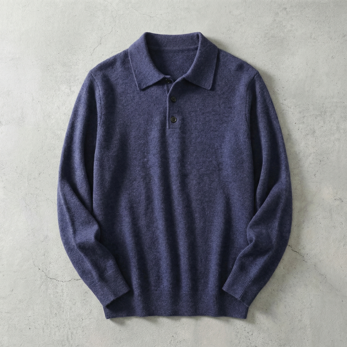 Florence Knit Pullover Sweater - Men's Lapel Jumper