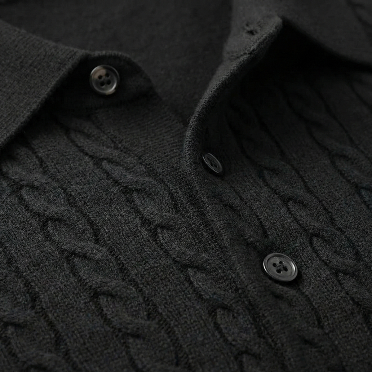 Ares Knitted Pullover Sweater - Men's Cable Knit Jumper