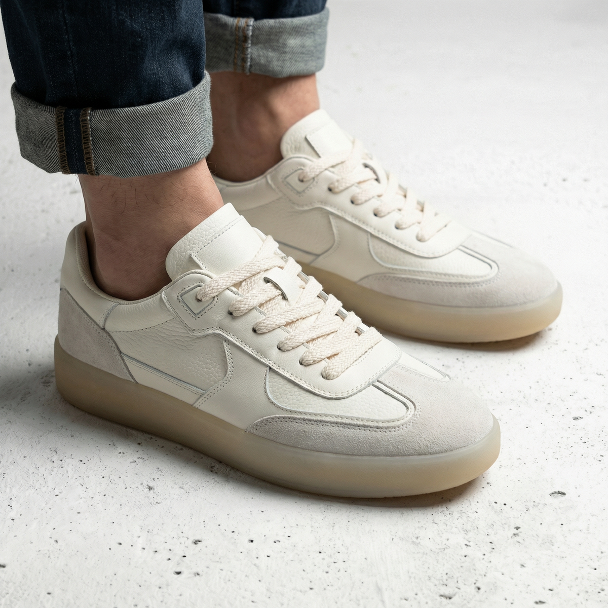 Ace Casual Sneakers - Men's Leather Trainers