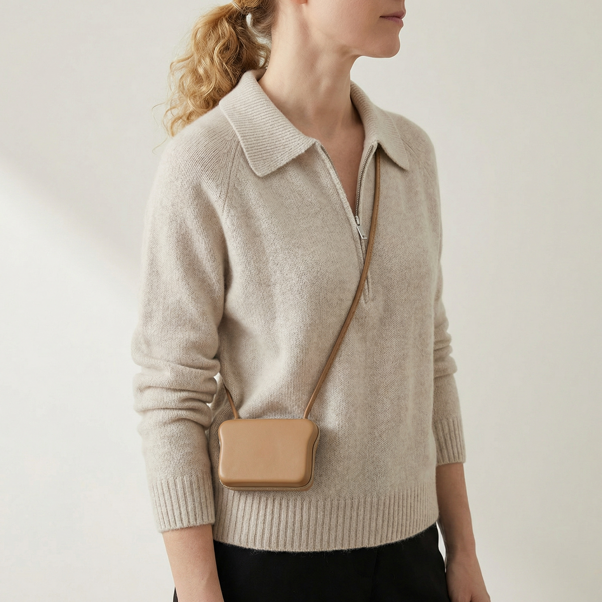 Azi Half Zipper Sweater - Men's Half Zip Jumper