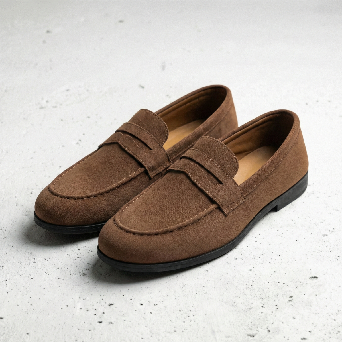 Lorence Suede Slip On Loafers - Men's Casual Loafers