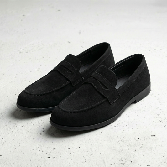 Lorence Suede Slip On Loafers - Men's Casual Loafers