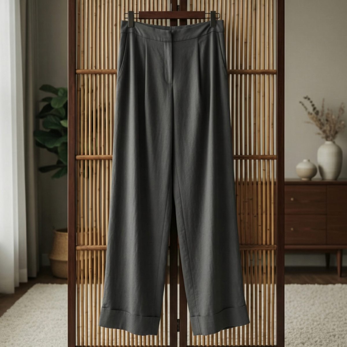 Versatile Casual Pants - Men's Cotton Linen Trousers