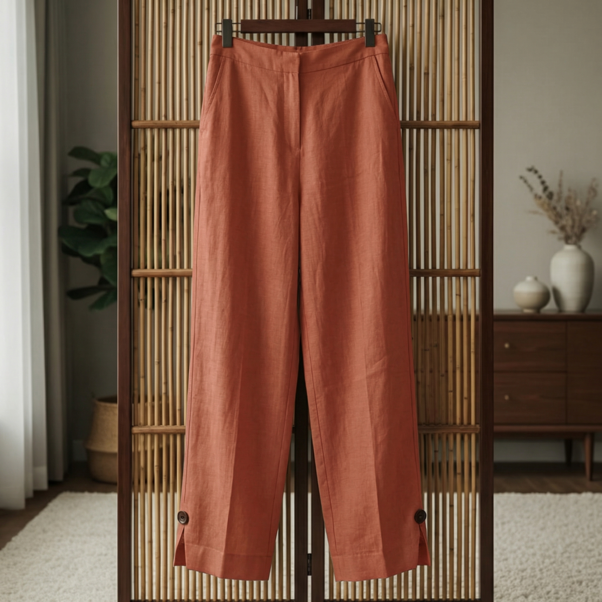 Versatile Casual Pants - Men's Cotton Linen Trousers