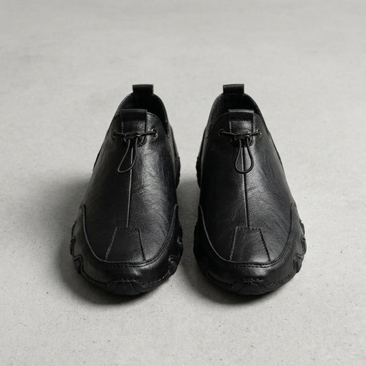 Elio Casual Leather Sneakers - Men's Leather Trainers