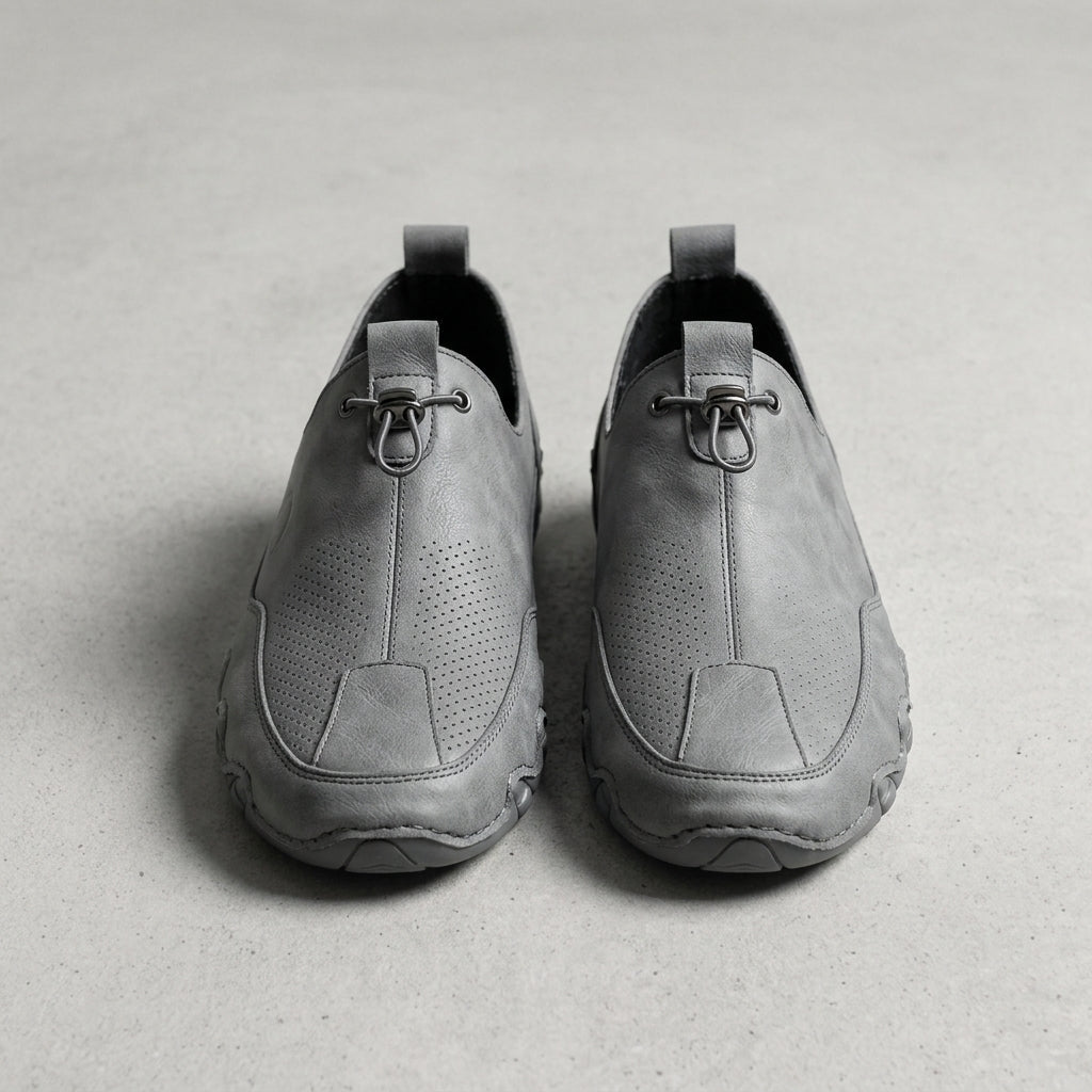 Elio Casual Leather Sneakers - Men's Leather Trainers
