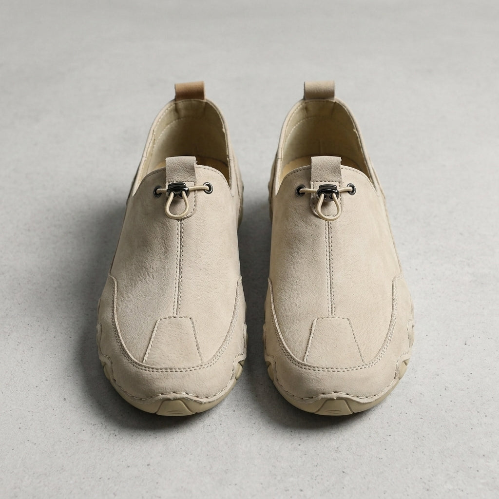 Elio Casual Leather Sneakers - Men's Leather Trainers