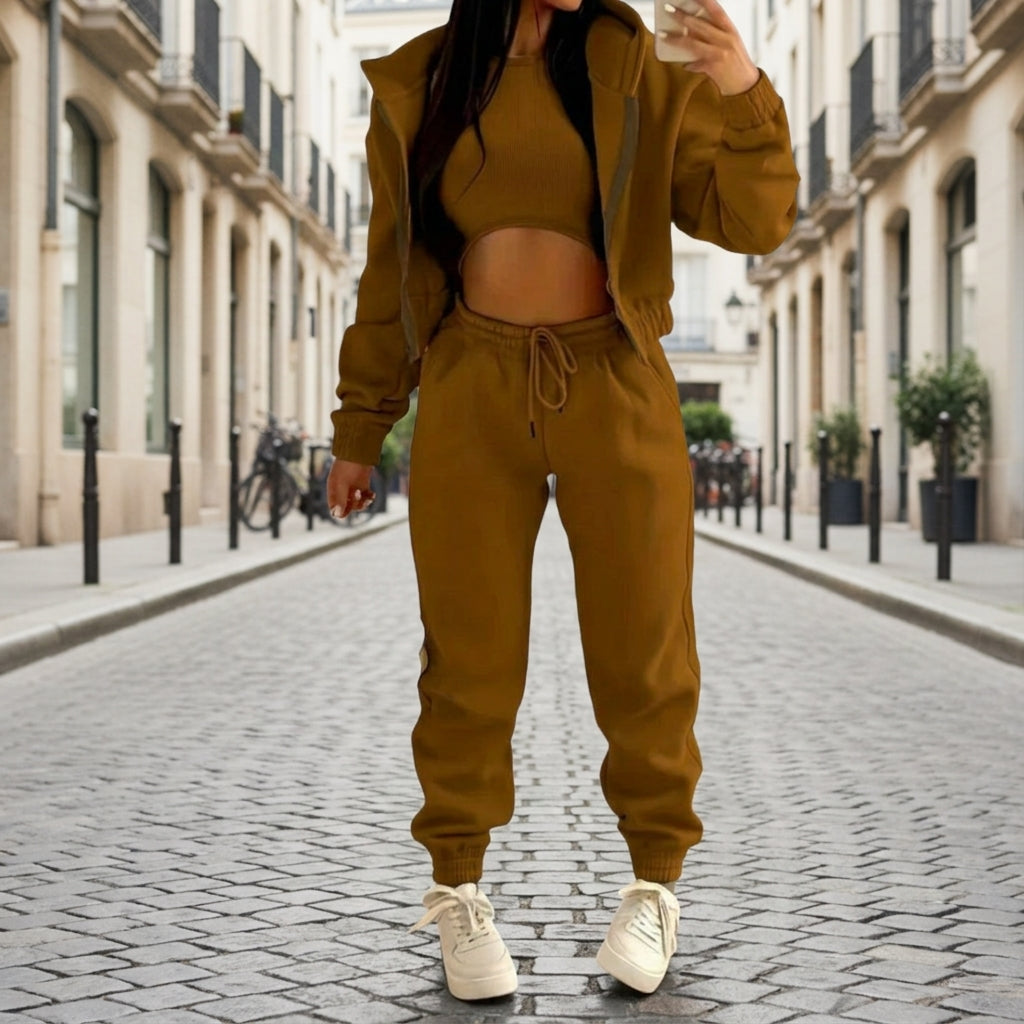 Soraya Three-Piece Hoodie Set - Men's Lounge Set