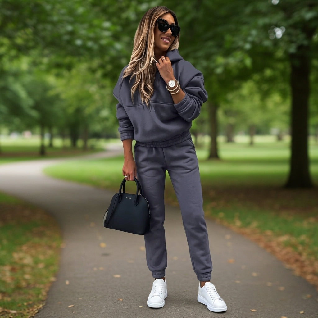Lyselle Hoodie and Joggers Set - Men's Tracksuit Set