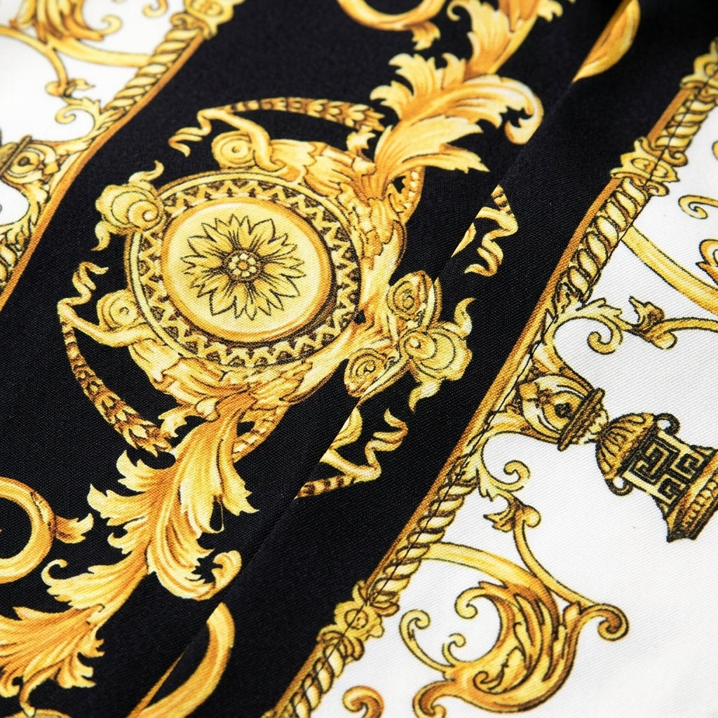 Monaco Baroque Print Shirt - Men's Button Up Shirt