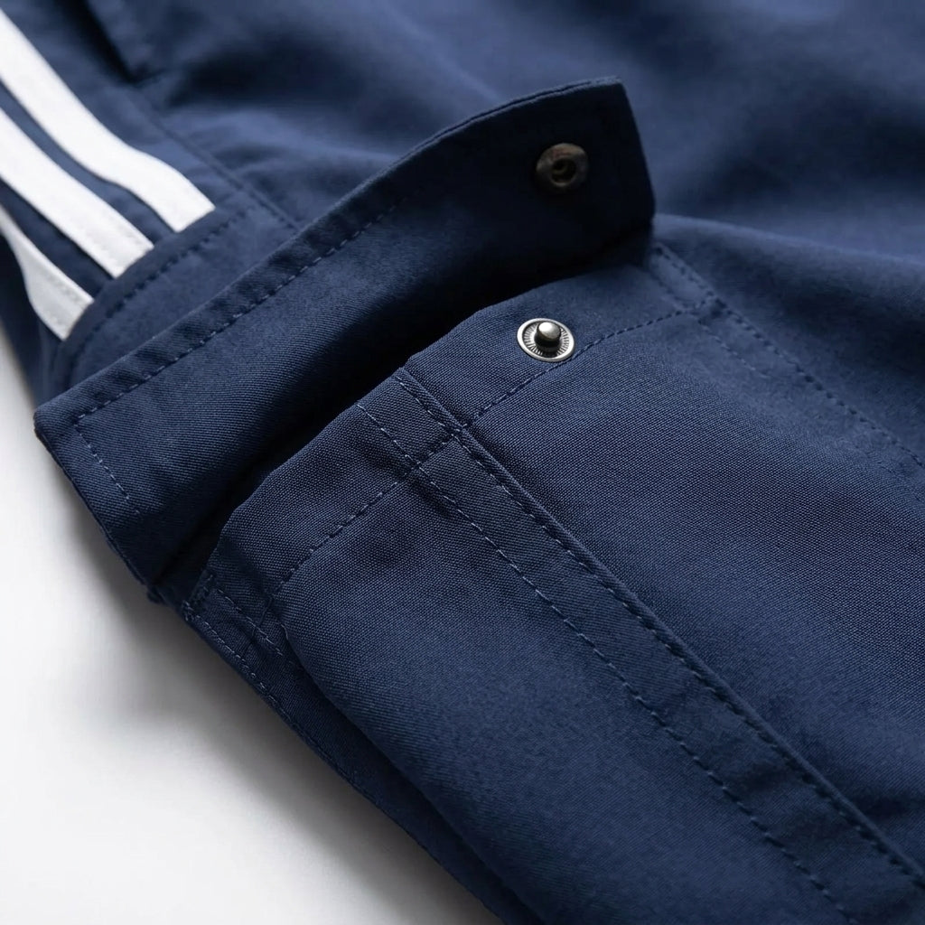Wide Leg Cargo Joggers - Men's Drawstring Cargo Pants