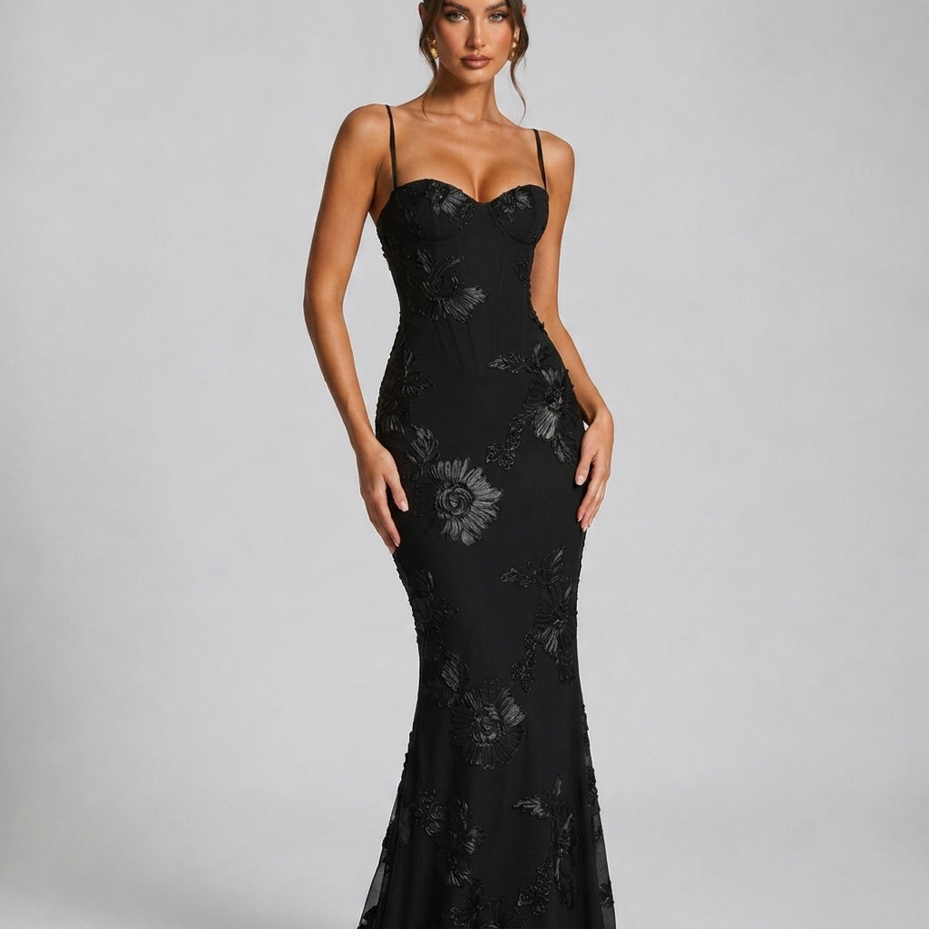 Isla Floral Maxi Dress - Women's Long Floral Dress