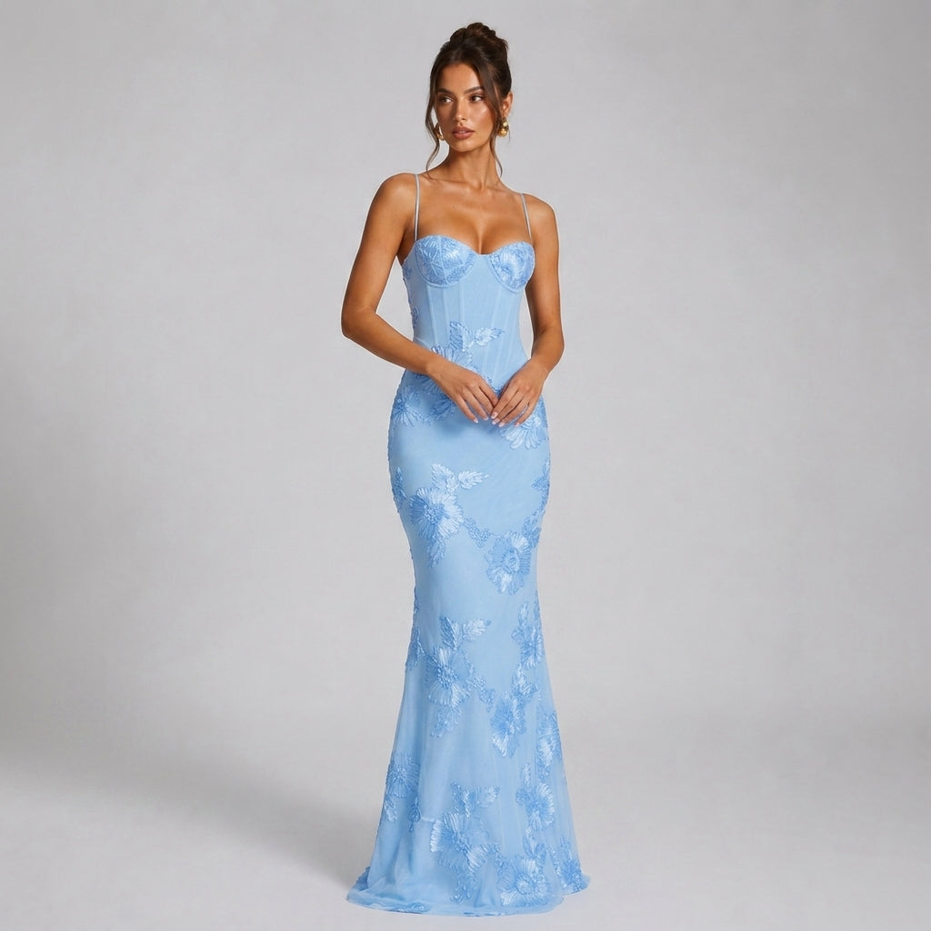Isla Floral Maxi Dress - Women's Long Floral Dress