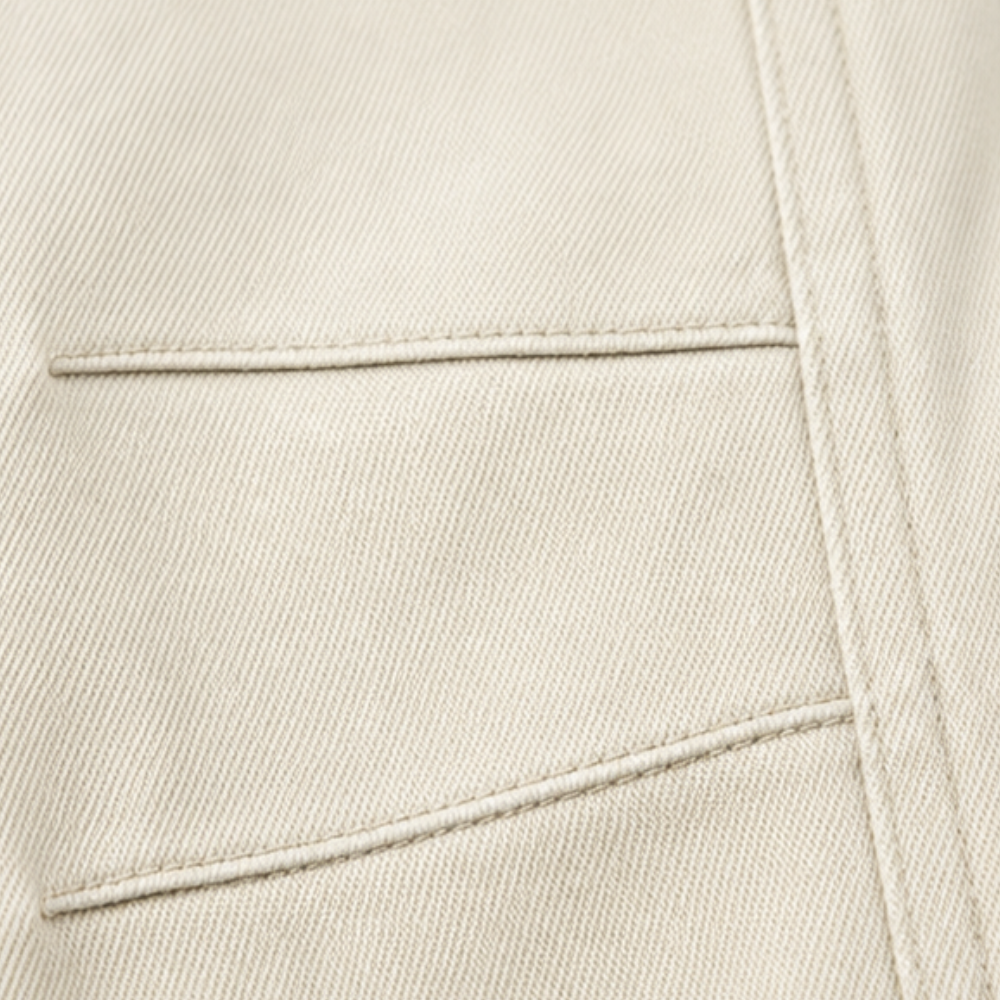 Cropelle Cropped Straight Pants - Women's Barrel Trousers