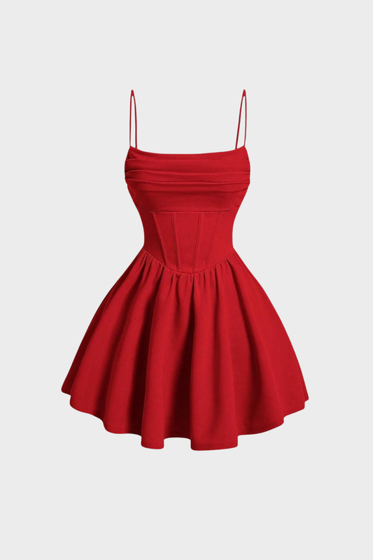 Beatrix Corset Dress - Women's Skater Mini Dress