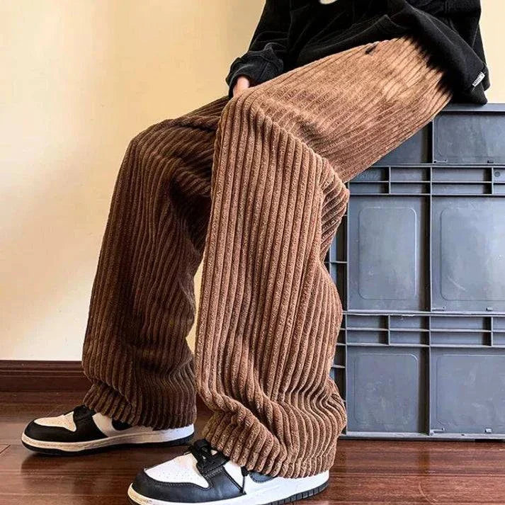 Claud Corduroy Sweatpants - Men's Wide Leg Joggers