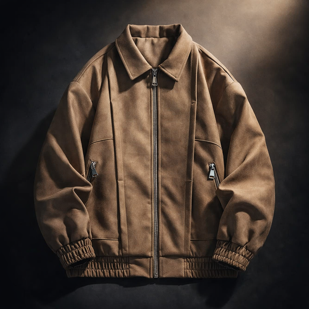 Dawson Vintage Suede Jacket - Men's Cropped Jacket