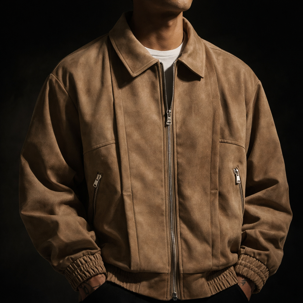 Dawson Vintage Suede Jacket - Men's Cropped Jacket