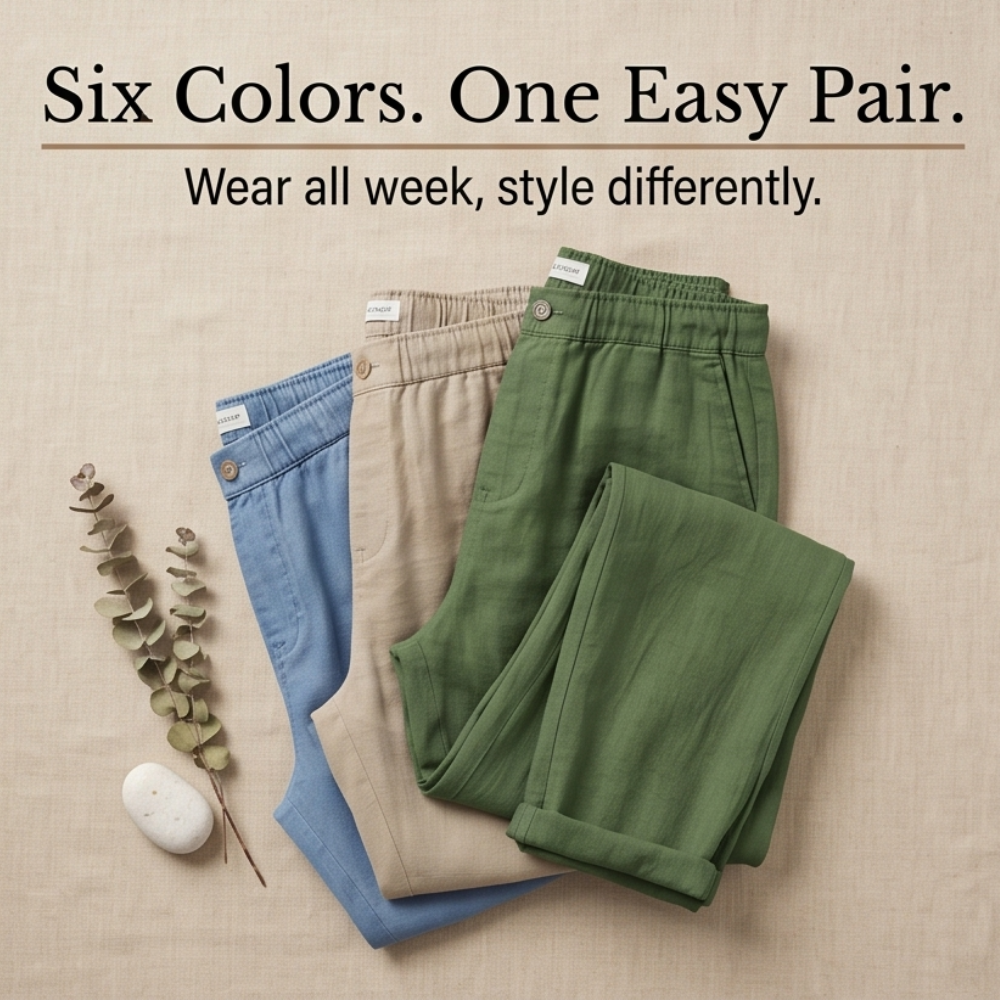 Lirenza Ankle Pants - Women's Drawstring Tapered Trousers