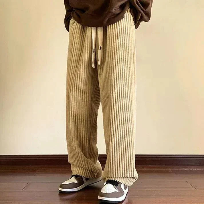 Claud Corduroy Sweatpants - Men's Wide Leg Joggers