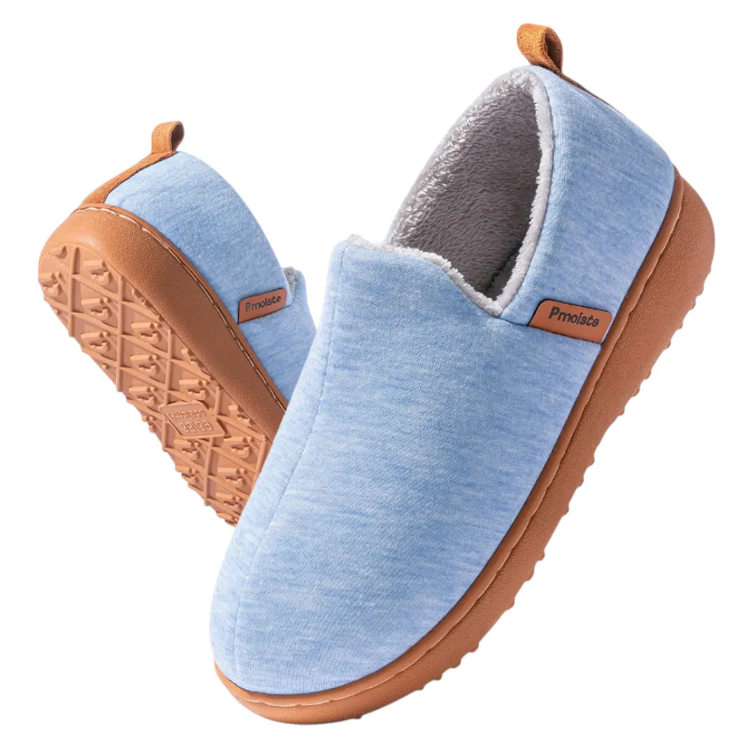 Cushioned Slippers - Women's Fleece Lined House Shoes