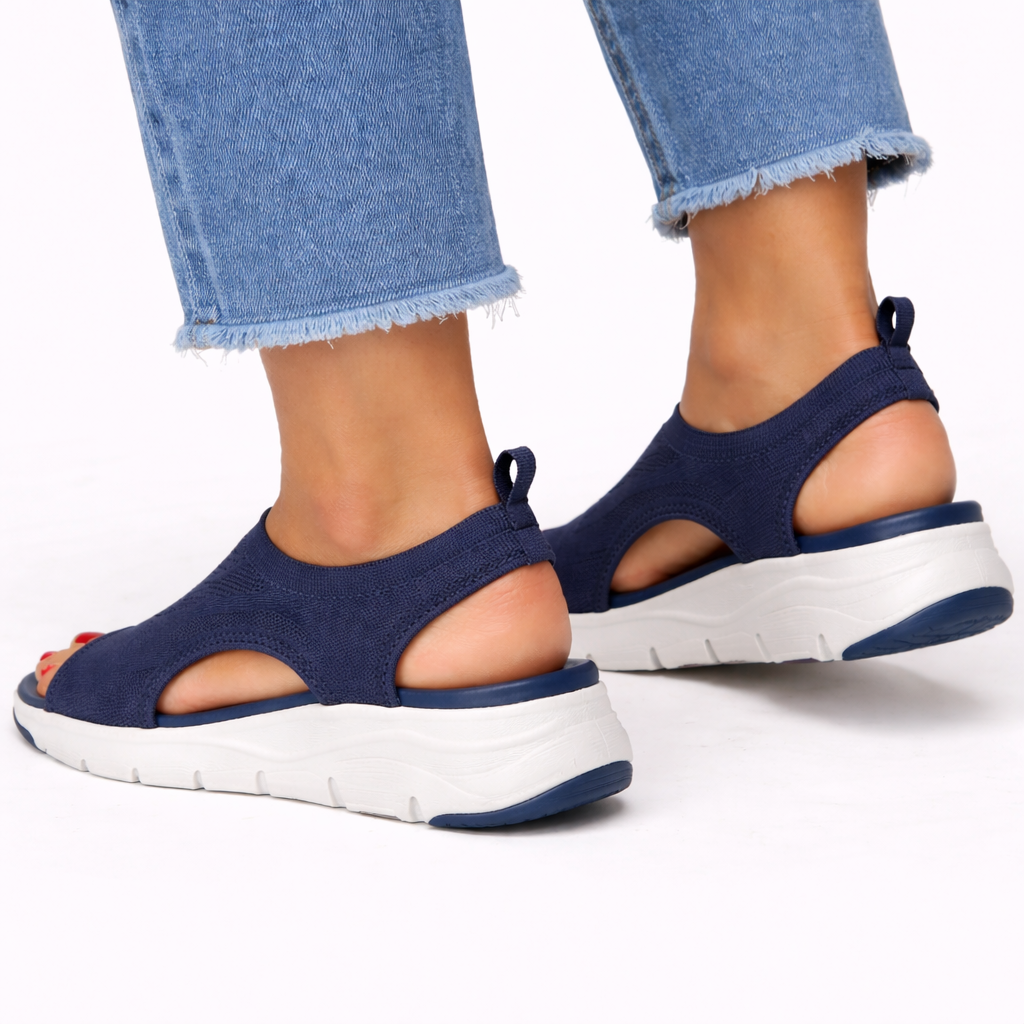 Orthopaedic Walking Shoes - Women's Knit Slip-On Shoes