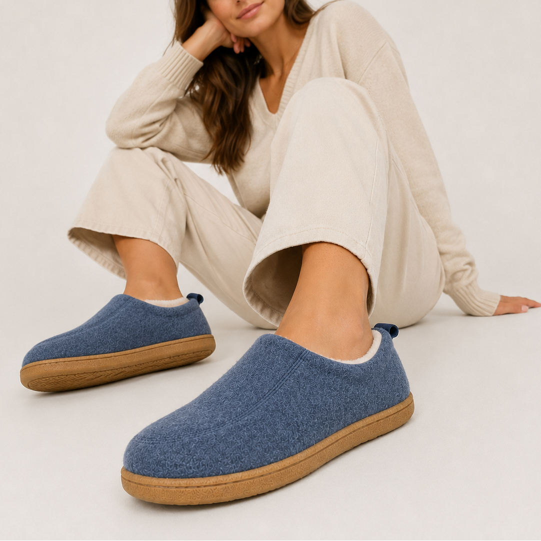 Orthopaedic Slippers - Unisex Fleece Lined House Shoes