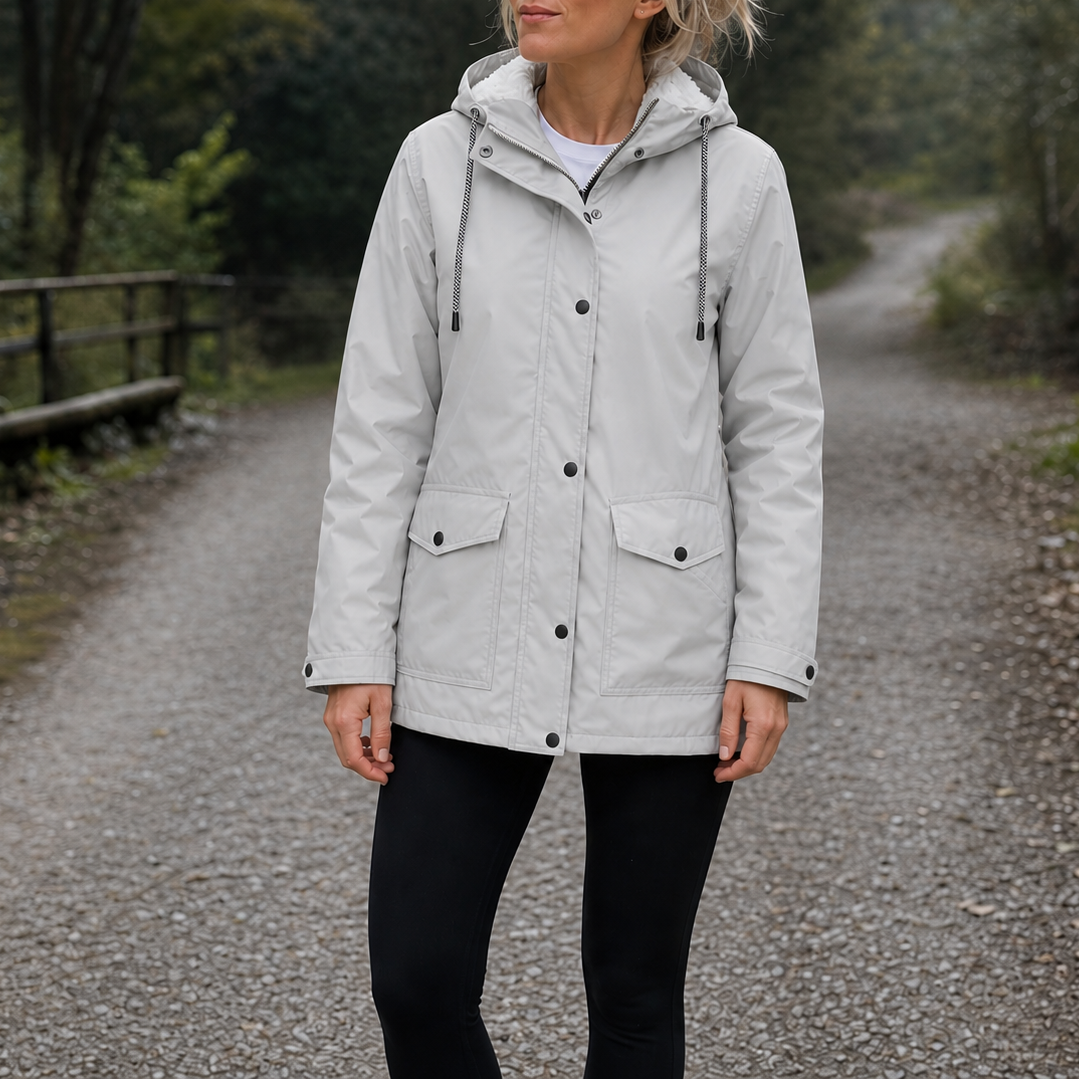 Cozynara Fleece-Lined Jacket - Windproof Women's Coat