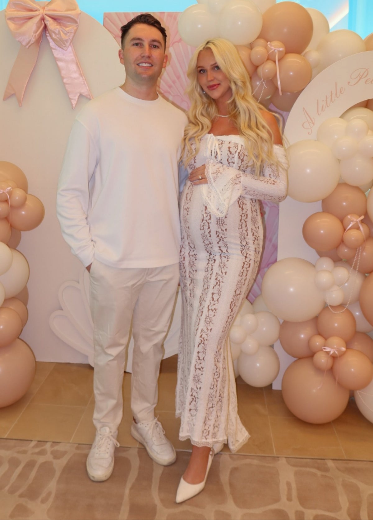 Arielle Lace White Maxi Dress - Women's Occasion Dress