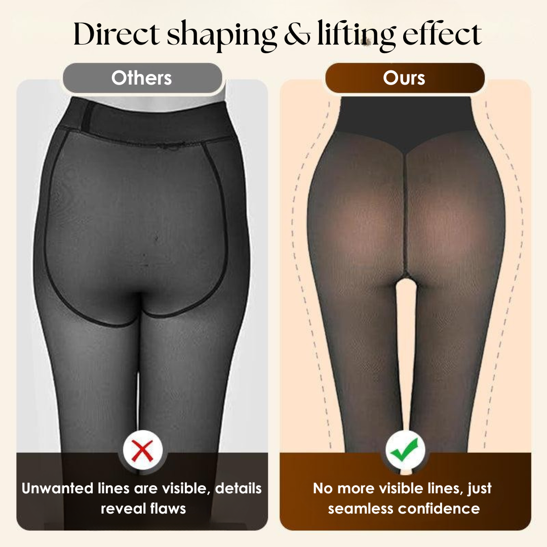 Thermelle Fleece Lined Leggings - Women's High Rise