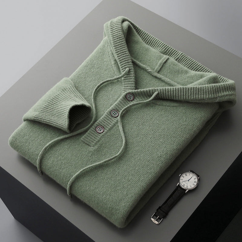 Origin Merino Wool Hoodie - Men's Soft Wool Hoodie