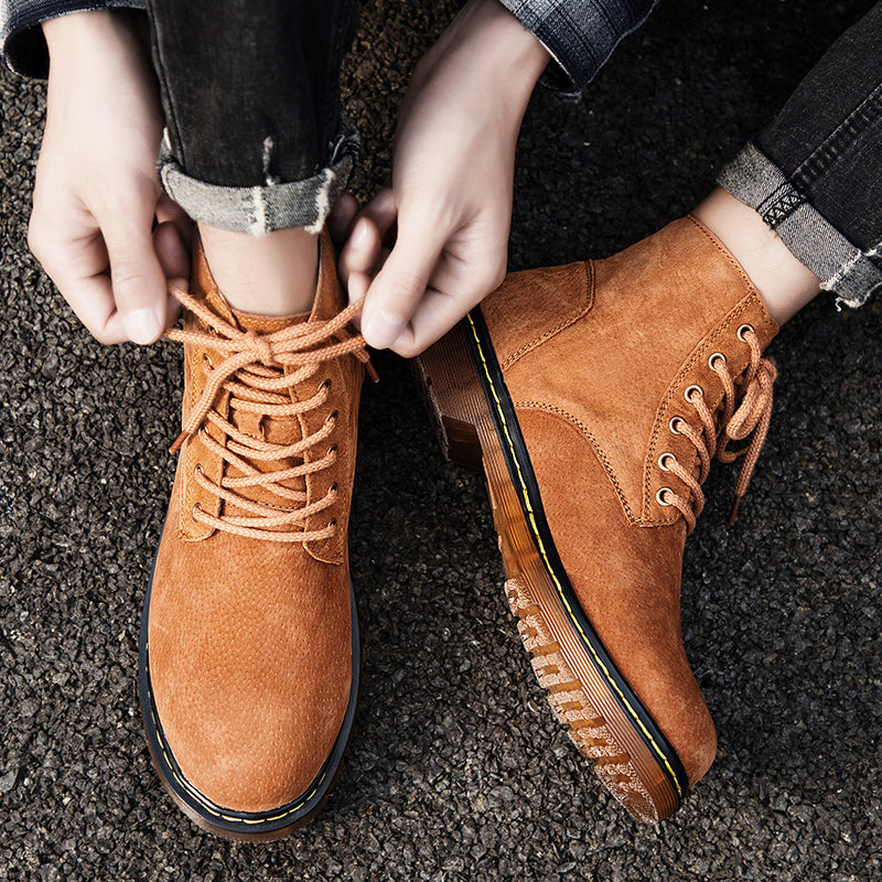 Highland Suede Boots - Men's Lace Up Suede Boots