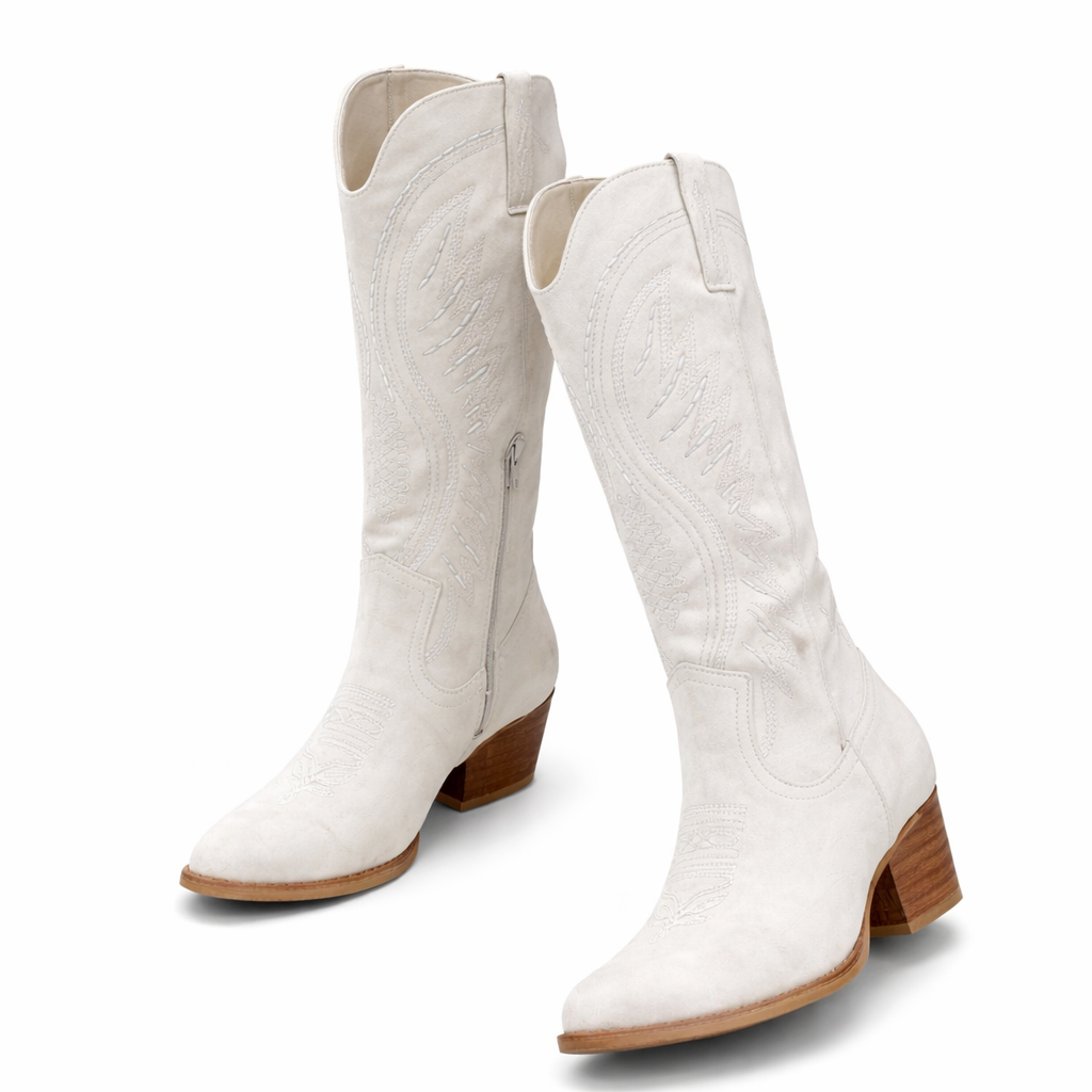 Embroidered Cowboy Boots - Women's Western Boots