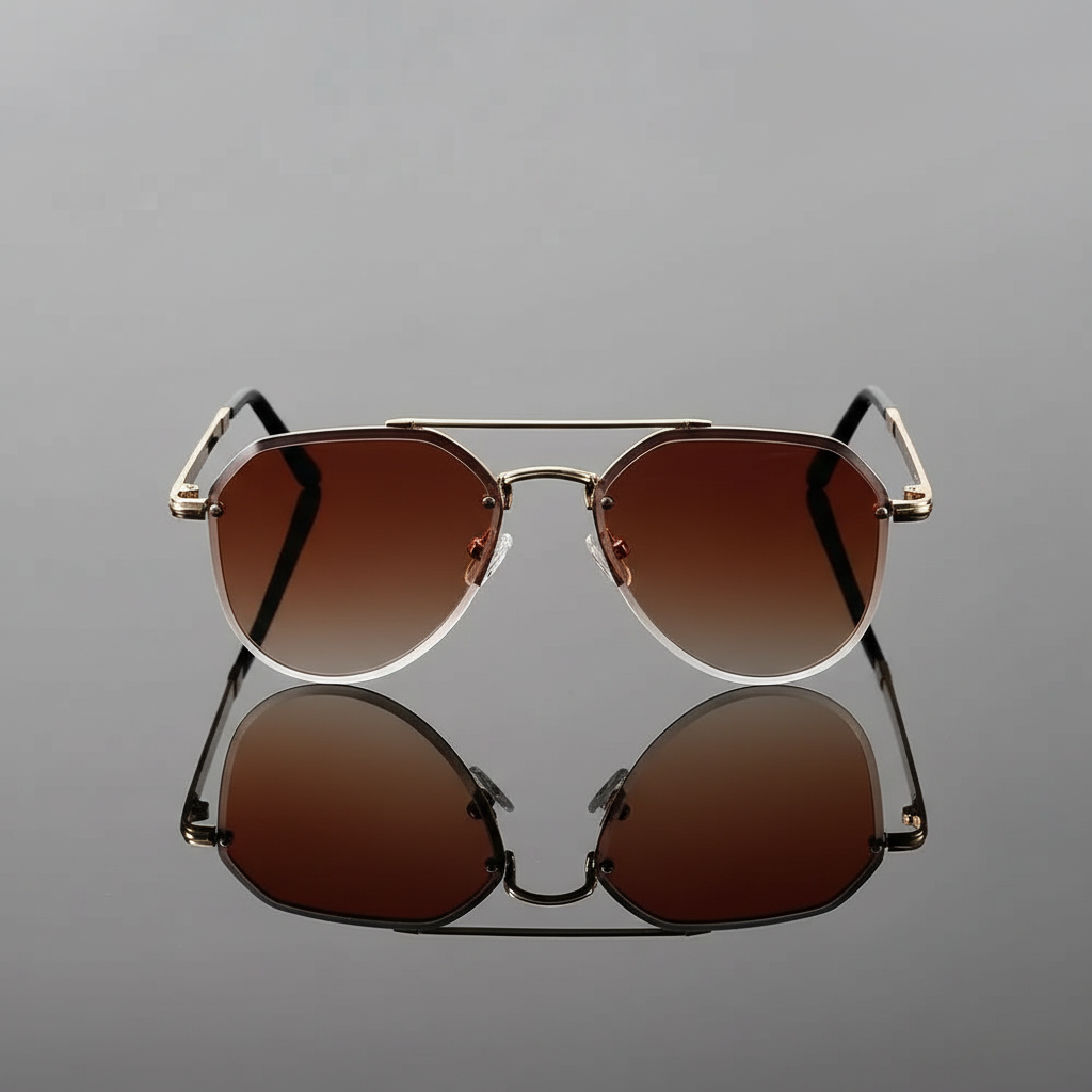 Arc Aviators - Gradient Lens Aviator Sunglasses