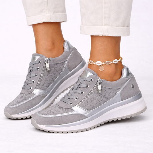 Orthopaedic Platform Sneakers - Women's Zip Trainers
