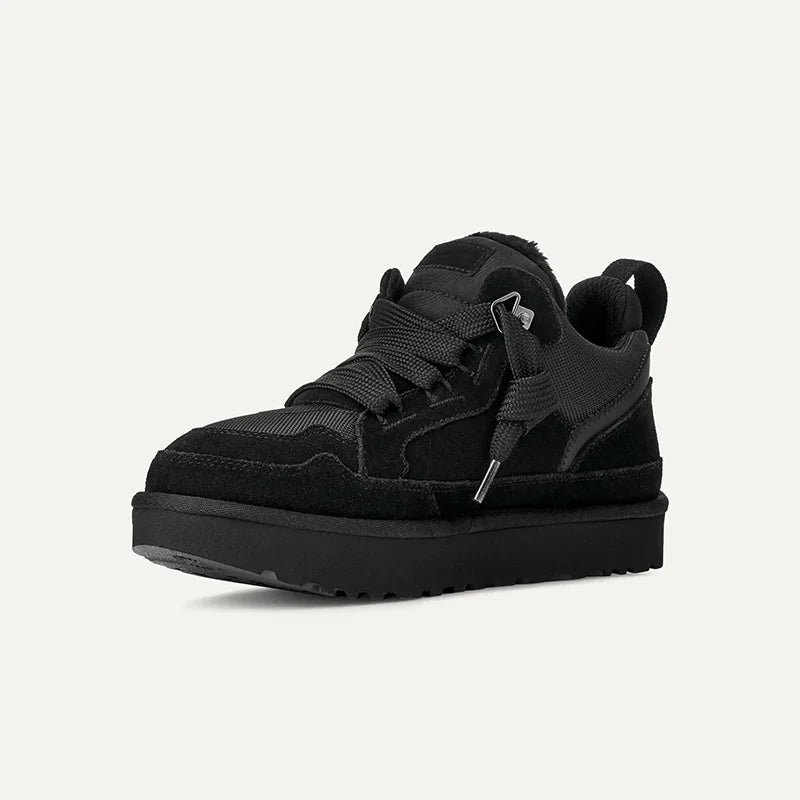 Suede Platform Trainers - Women's Lined Winter Trainers