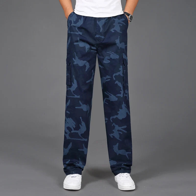 Ranger Camo Cargo Pants - Men's Straight Fit Cargos