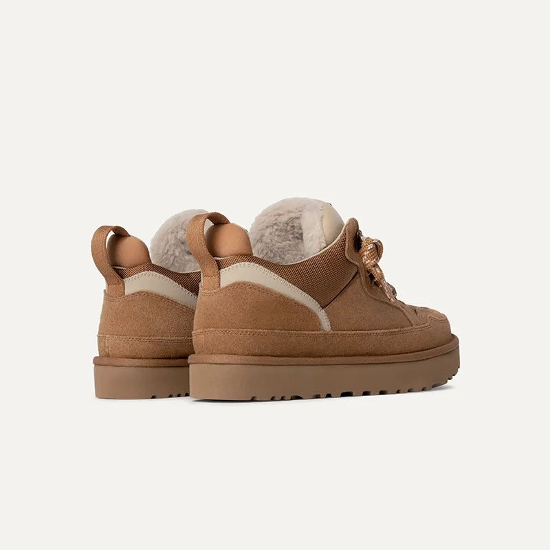 Fleece Lined Platform Trainers - Women's Winter Trainers