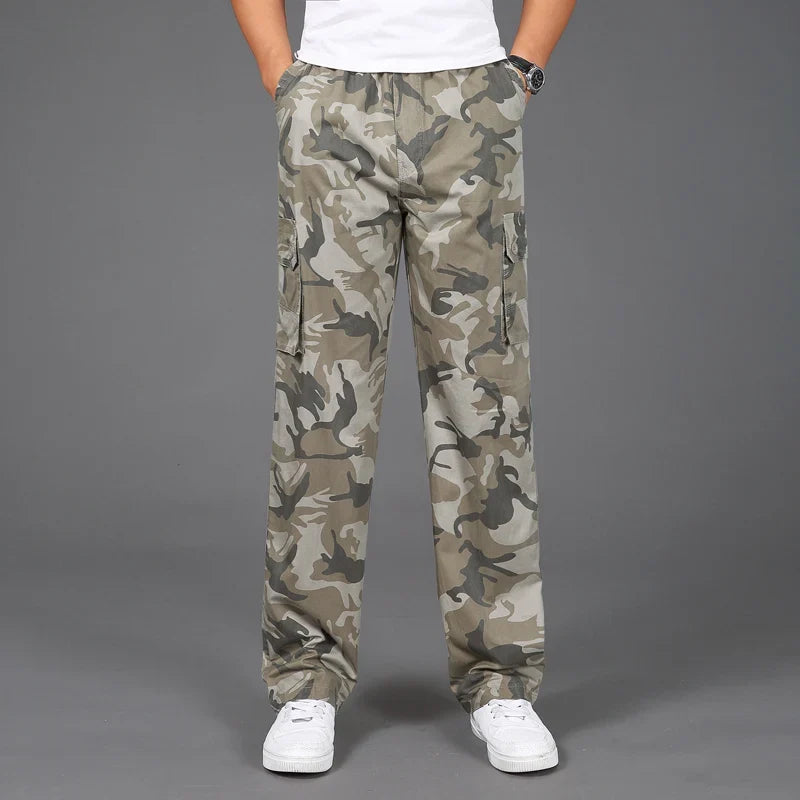 Ranger Camo Cargo Pants - Men's Straight Fit Cargos