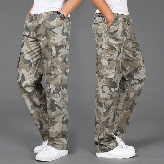 Ranger Camo Cargo Pants - Men's Straight Fit Cargos