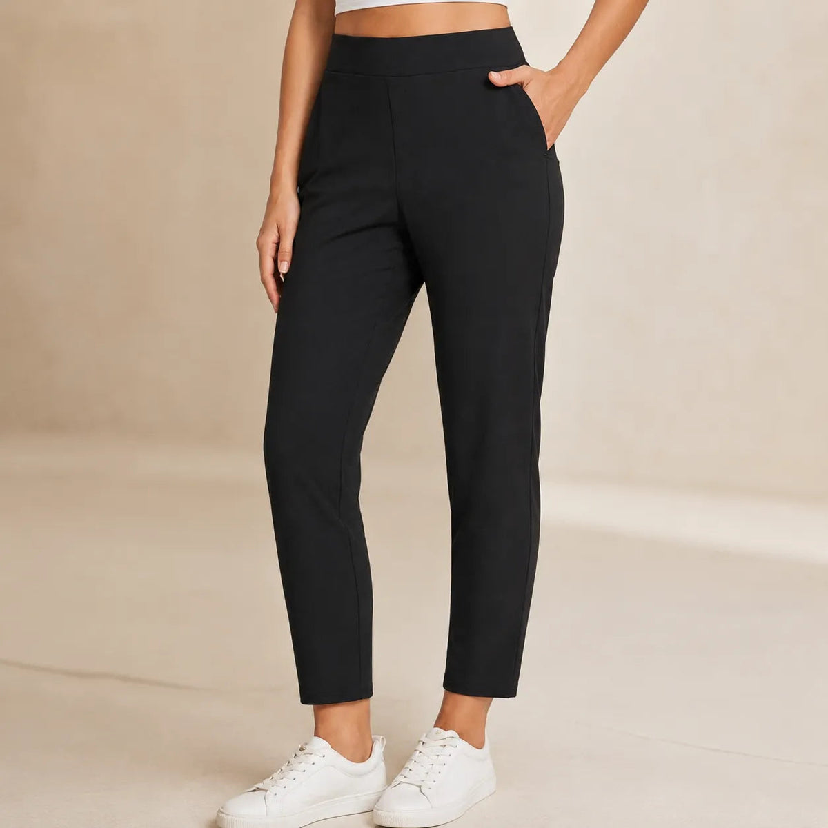 Wearlyn Stretch Ankle Pants - Women's High Waist Trousers
