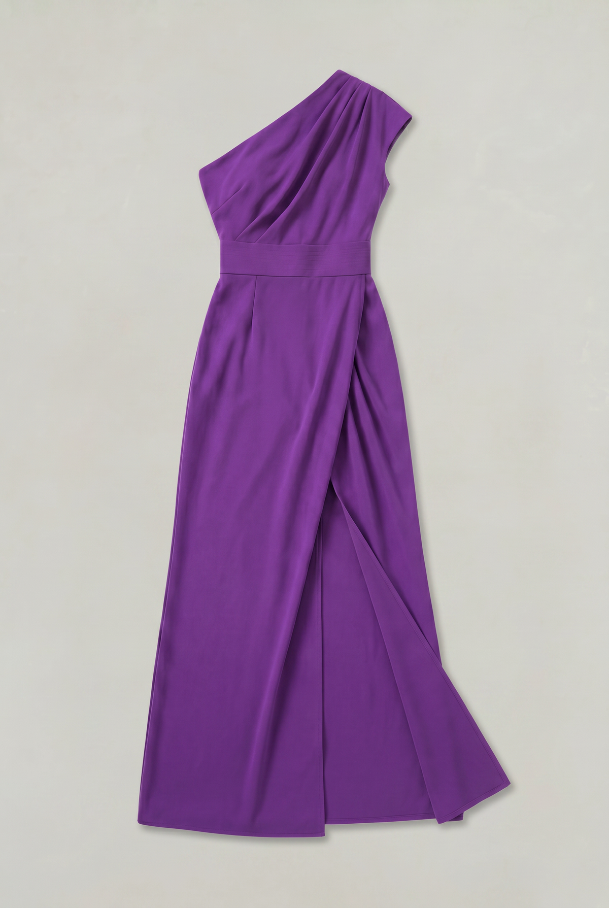 One-Shoulder Maxi Evening Dress - Women's Formal Dress