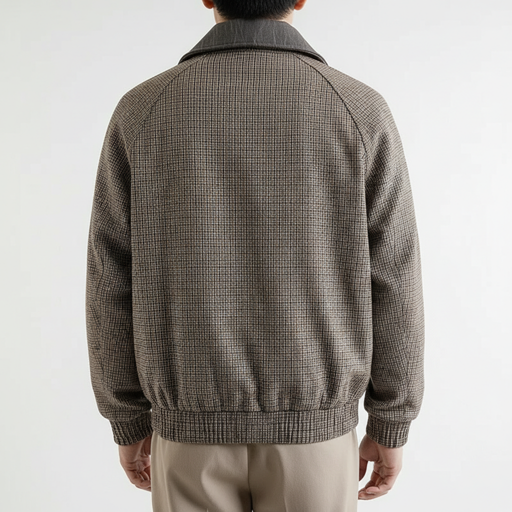 Callahan Sport Jacket - Men's Micro Check Zip Jacket