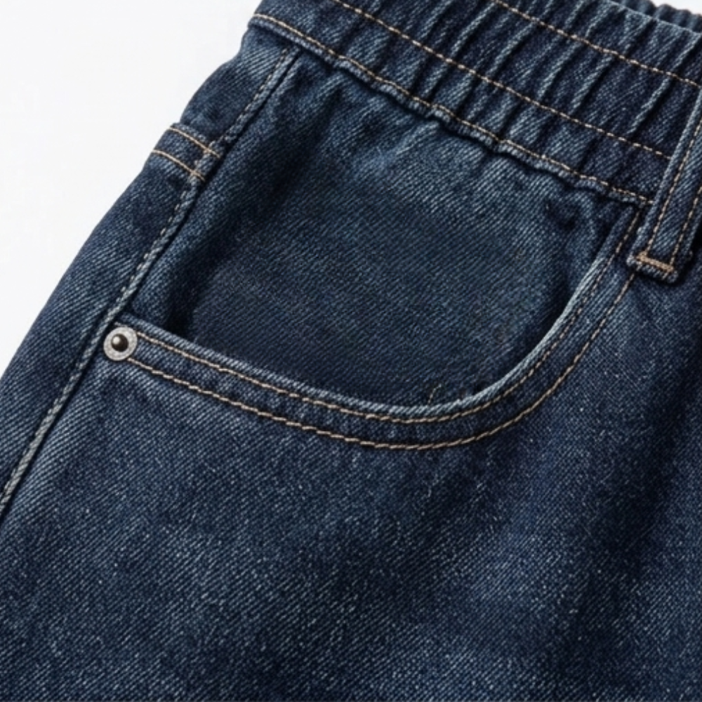 Velora Drawstring Jeans - Pull-On Wide Leg Women's Jeans
