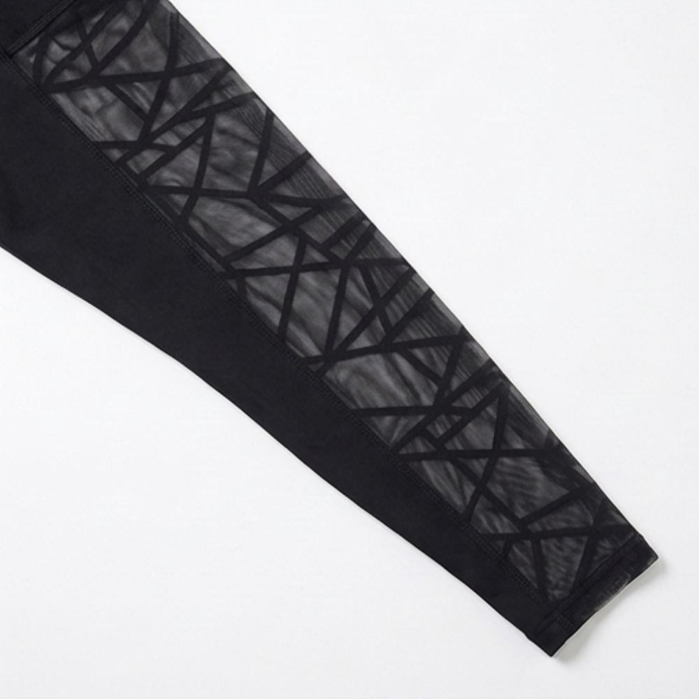 Luxefit Mesh Leggings - Women's High Waisted Leggings