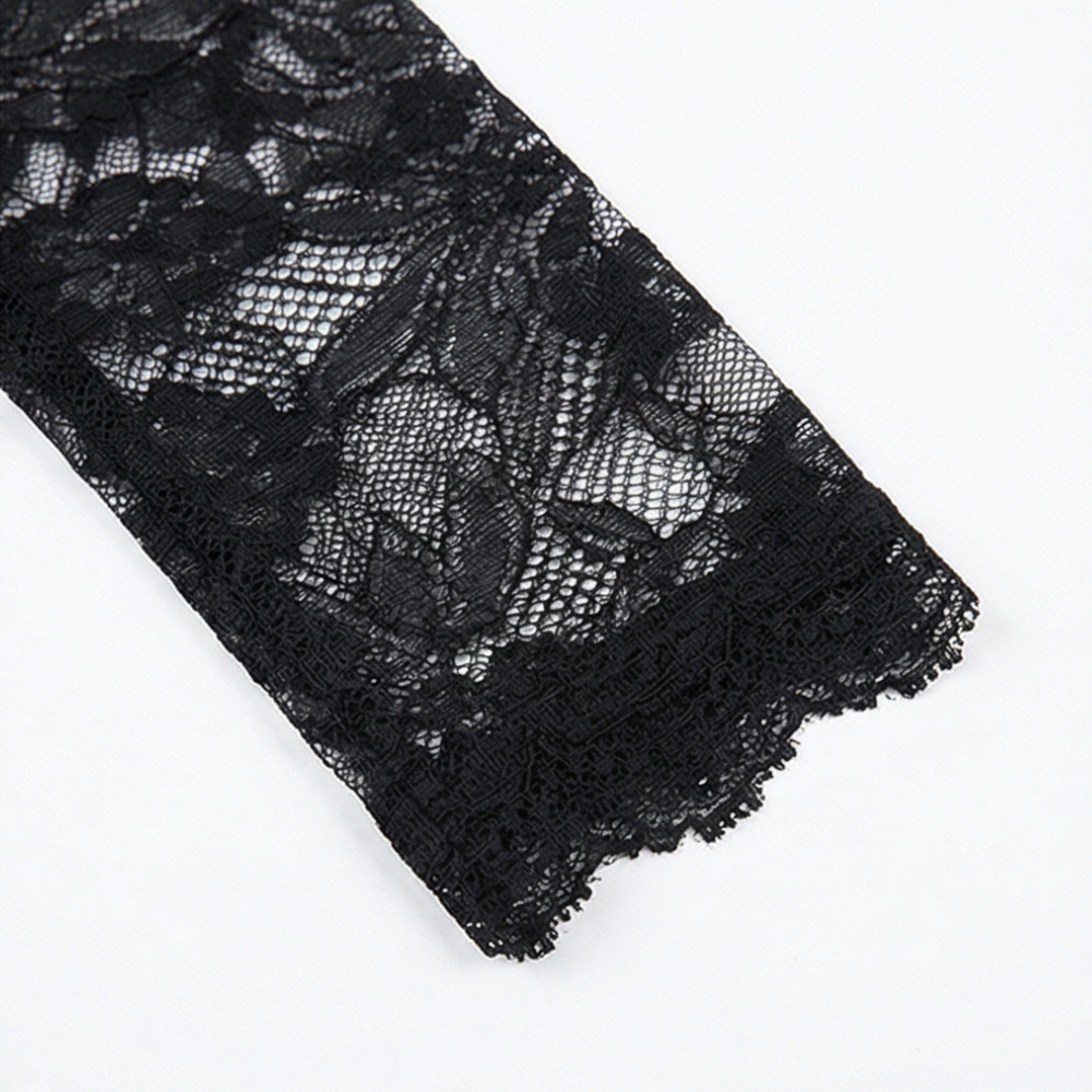 Lacelle Lace Sleeve Top - Women's Floral Lace Top